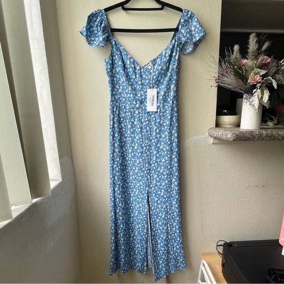 Reformation Baxley Dress in Marie - Picture 5 of 7
